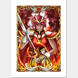 Hikaru Shido from Magic Knight Rayearth anime Posters and Art